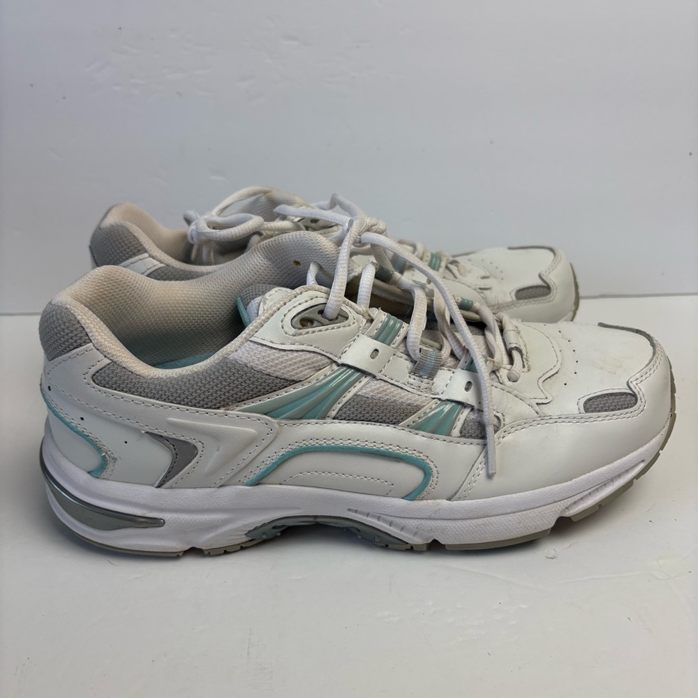 Vionic Walker White Gray Teal Athletic Sneakers W… - image 4